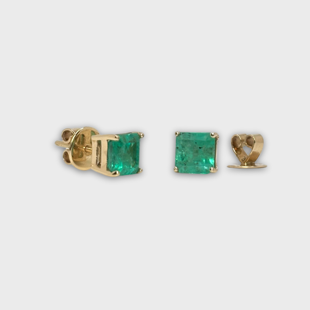 Emerald Studs 2.93cts