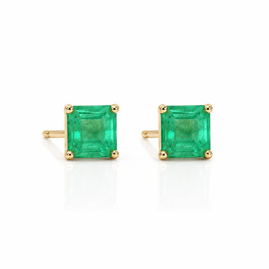 Emerald Studs 2.93cts