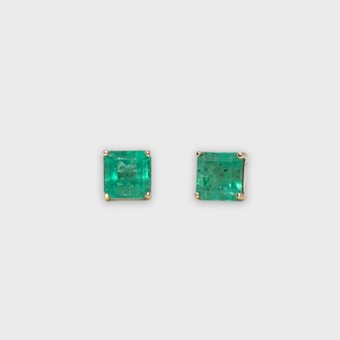 Emerald Studs 2.93cts