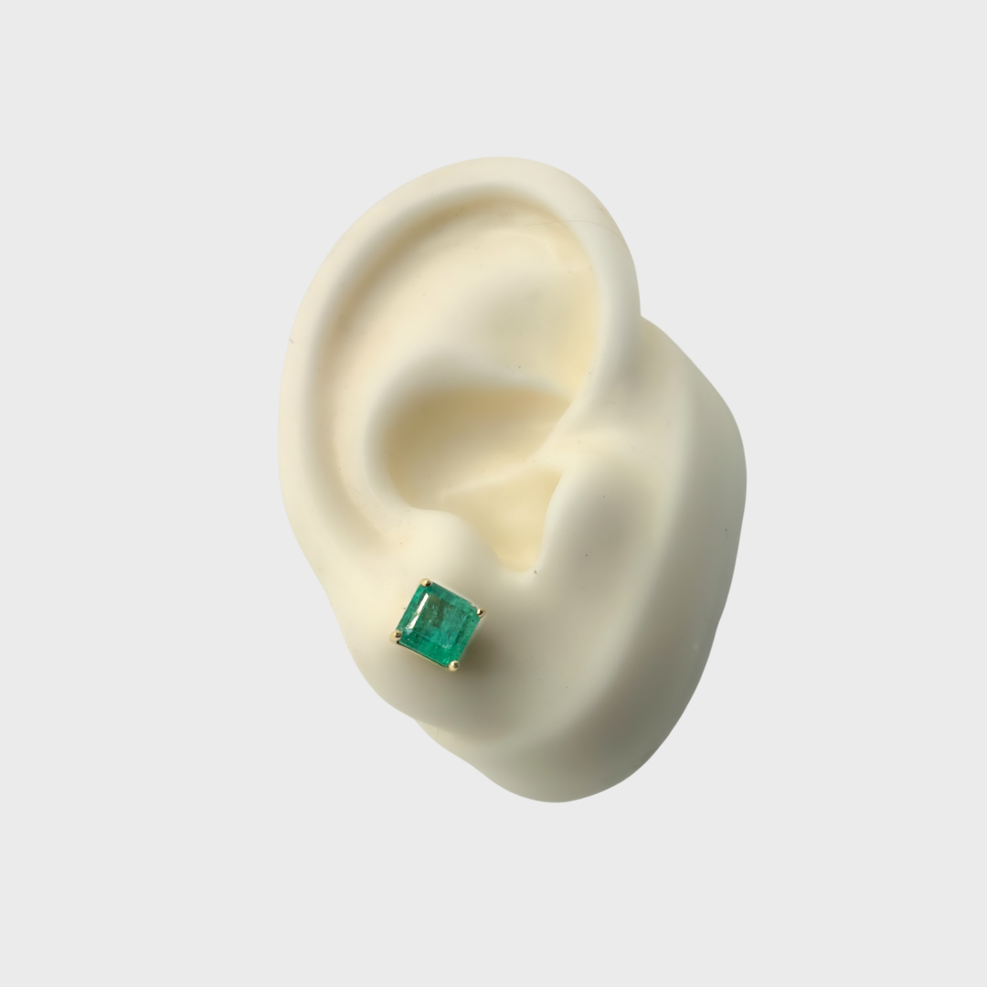 Emerald Studs 2.93cts