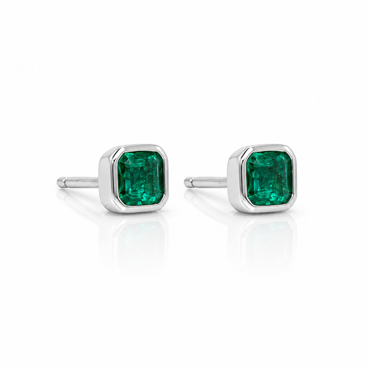 Emerald Studs 0,59cts