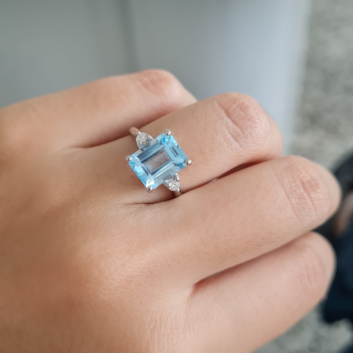 3 Stone Cocktail Ring